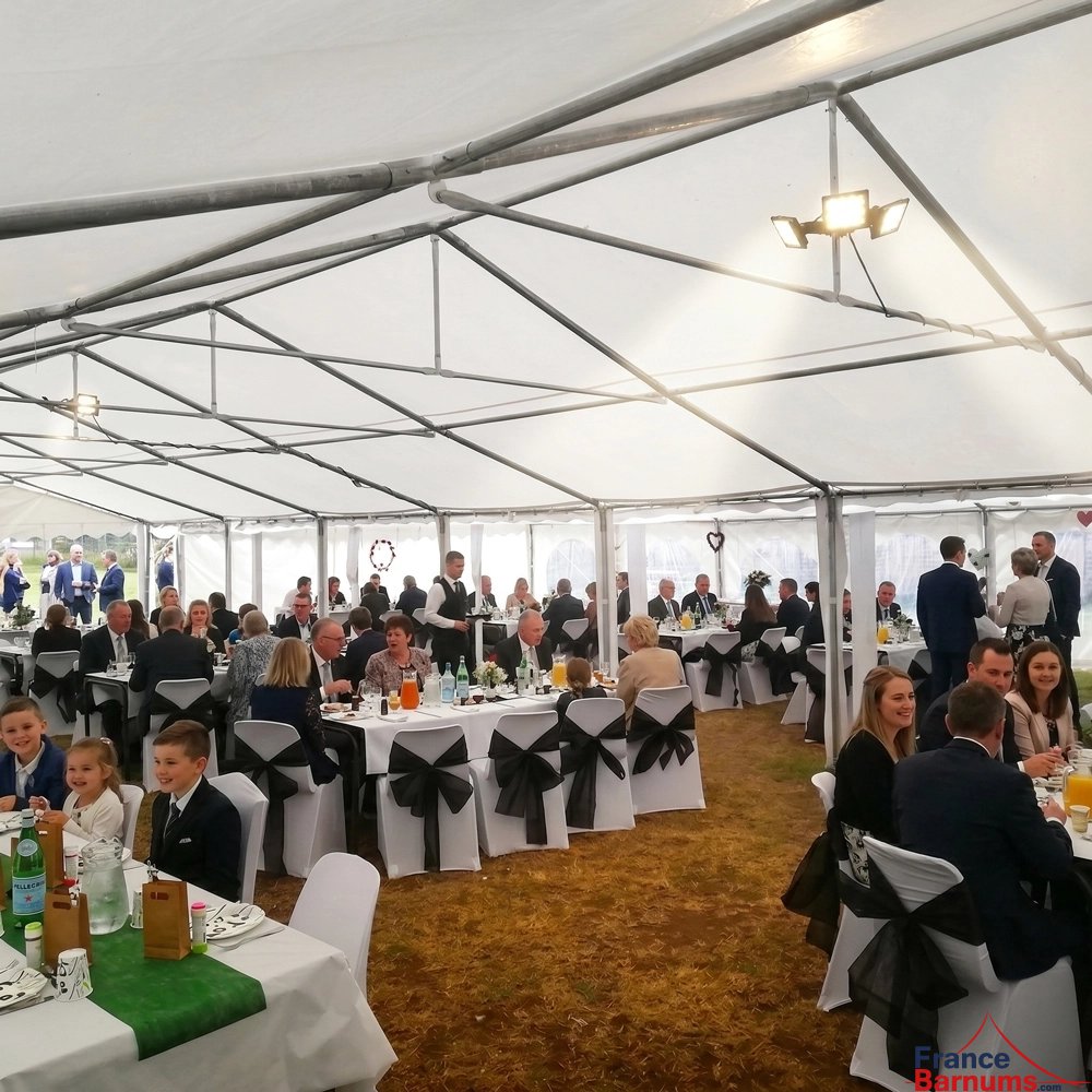 Tente de réception 6x10m PVC