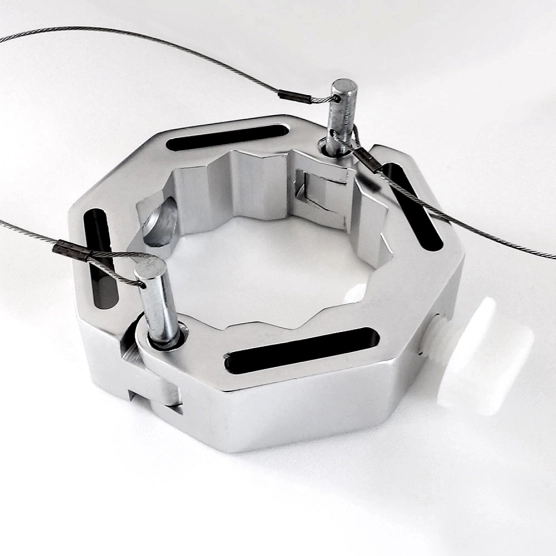 Pièce de connexion pour comptoir buvette sur pied de barnum pliant Ø55mm