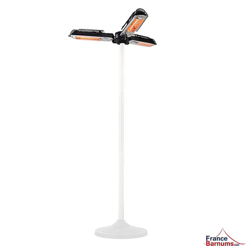 PARASOL CHAUFFANT ÉLECTRIQUE 3 TÊTES