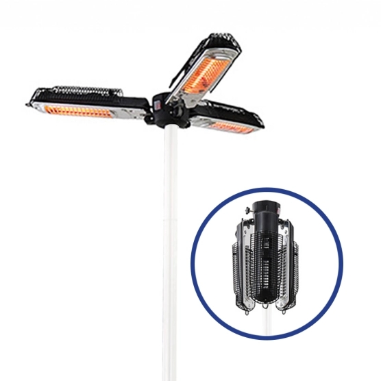 PARASOL CHAUFFANT ÉLECTRIQUE 3 TÊTES