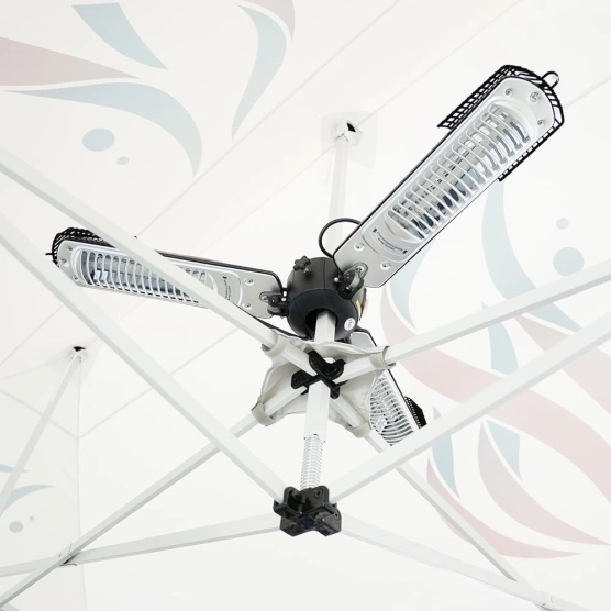PARASOL CHAUFFANT ÉLECTRIQUE 3 TÊTES