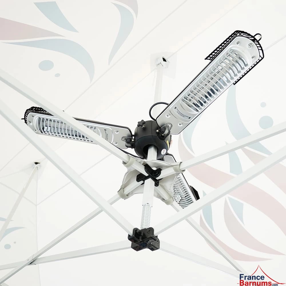 PARASOL CHAUFFANT ÉLECTRIQUE 3 TÊTES