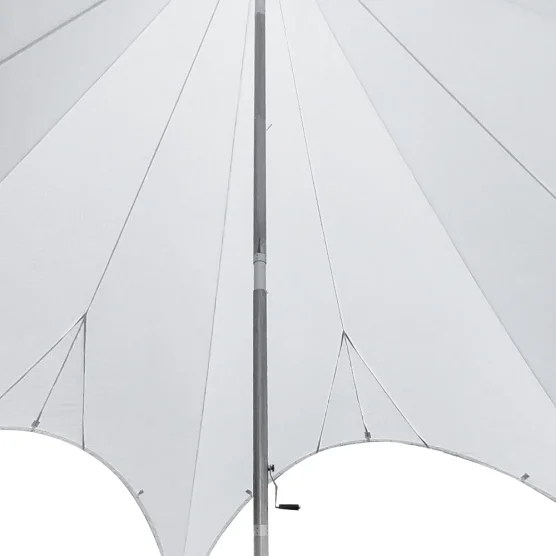 Mât de tente étoile L.22m Ø16m