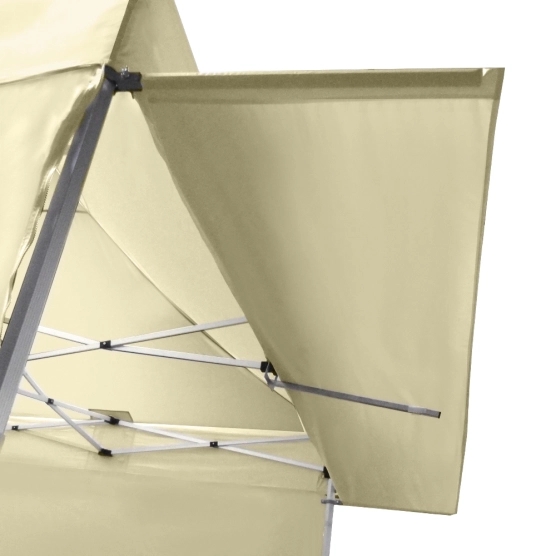 Casquette beige extension soleil pour barnum pliant Acier Premium