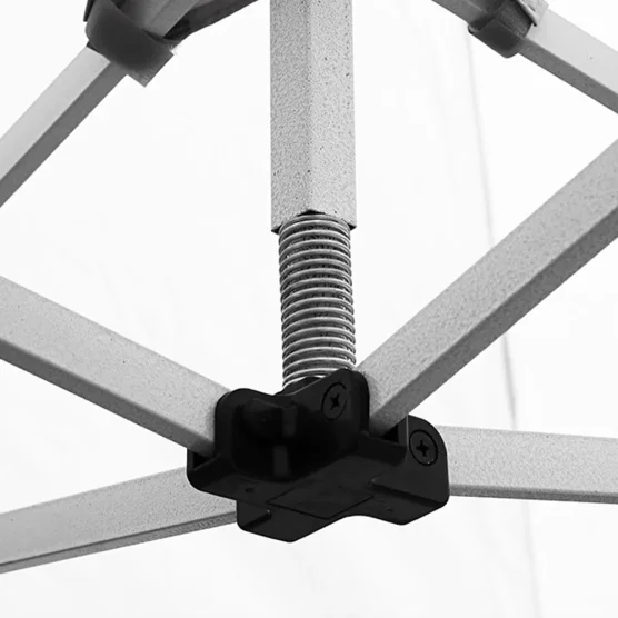 Mât à ressort barnum pliant acier hexa 3x3