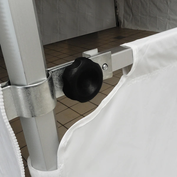 connecteur de demi-mur pour barnum pliant