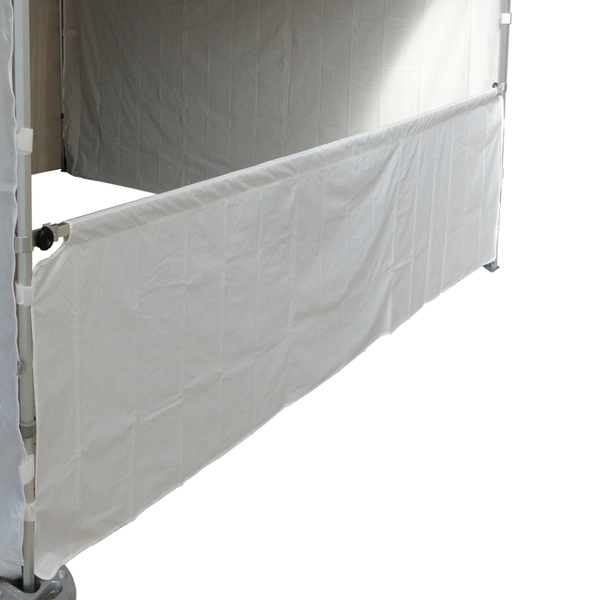 demi-mur pour barnum pliant polyester 380g/m²