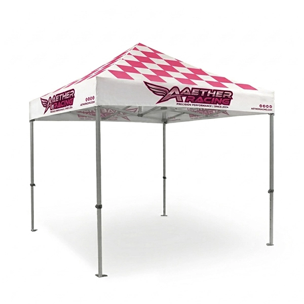 Exemple de bandeau personnalisé Racing Rose avec Logo