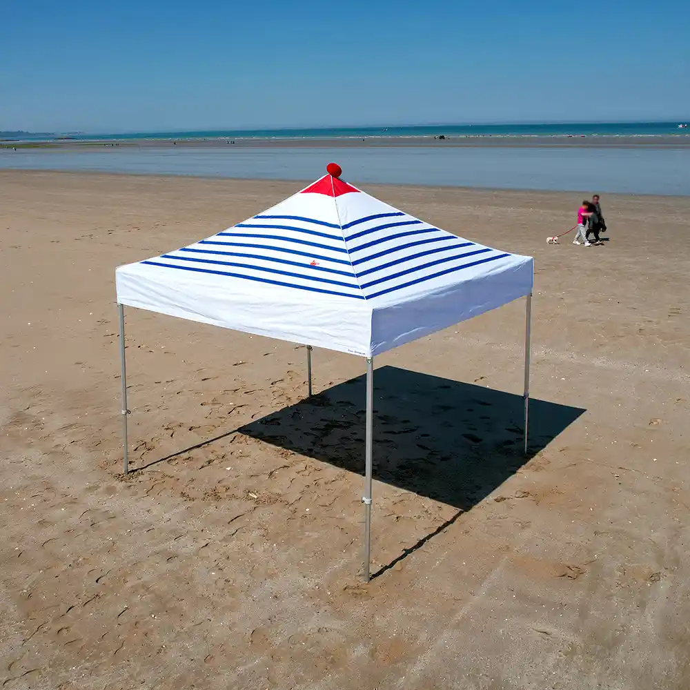 barnum pliant 3x3m design mariniere en situation