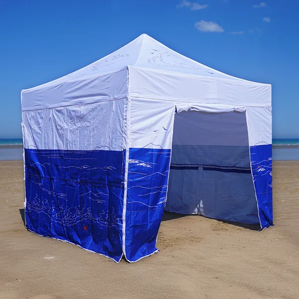 barnum pliant 3x3m imprimé grand large en situation
