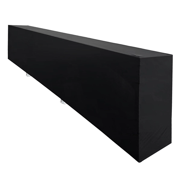 la housse s'adapte à nos tables pliantes de 183 cm