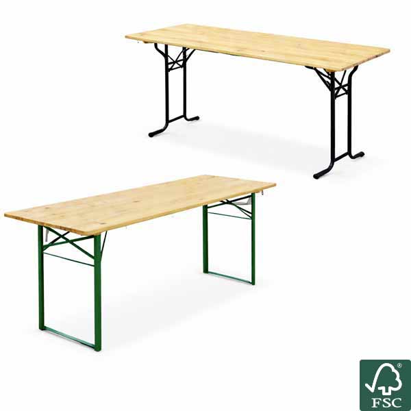 table brasserie bois de 180cm de longueur