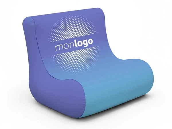 fauteuil gonflable en situation