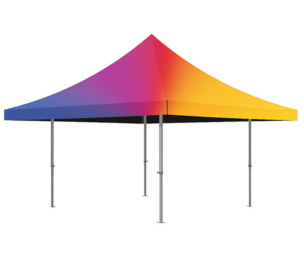 Structure et toit de barnum pliant ALU PRO 55 AUVENT