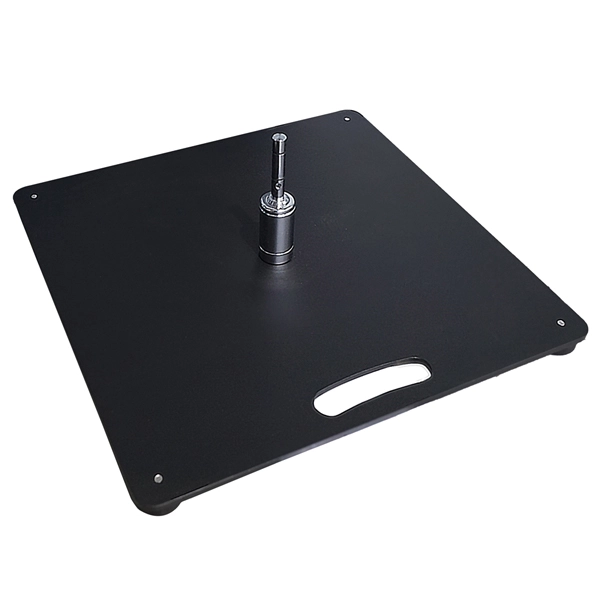 Platine lestée 15kg pour oriflamme