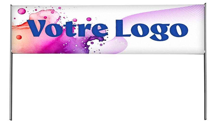 sky banner personnalisable pour barnum pliant