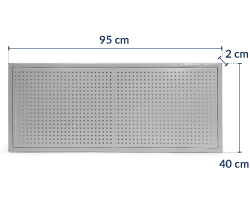 Dimensions plateau table pliante pour comptoir ou présentoir