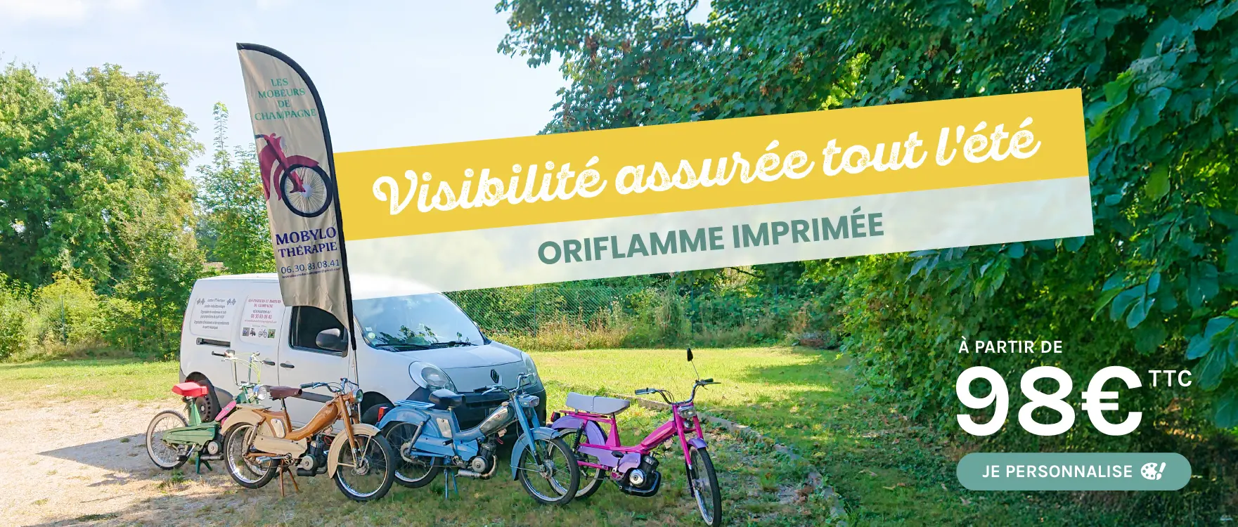 Oriflamme personnalisé