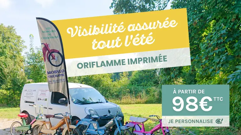 Oriflamme personnalisé