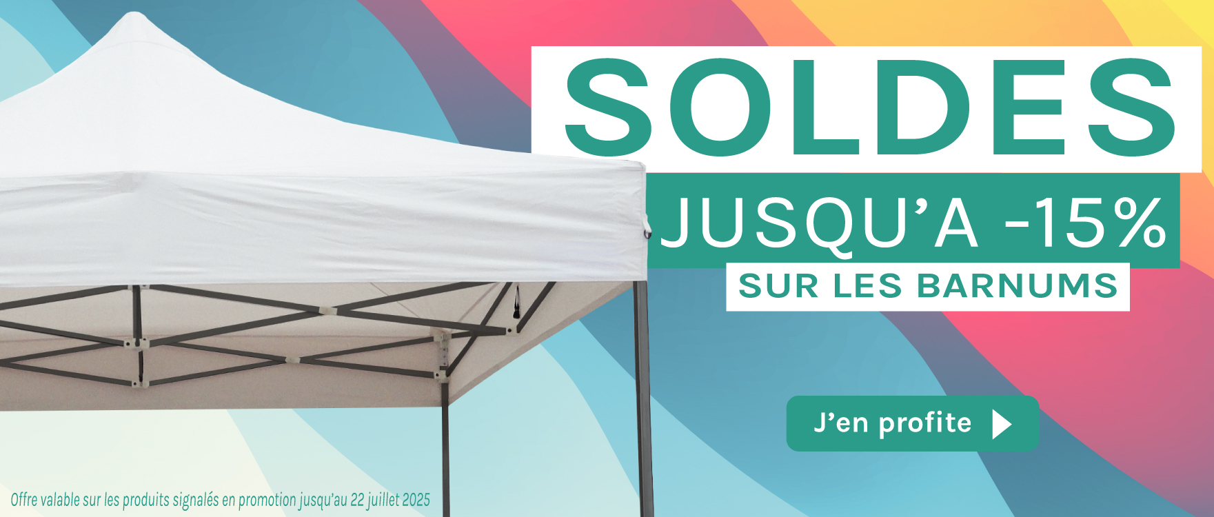Soldes d'été barnums 2025