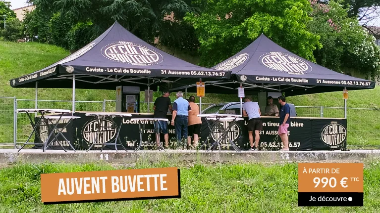 Buvette 55 Auvent 3x3m