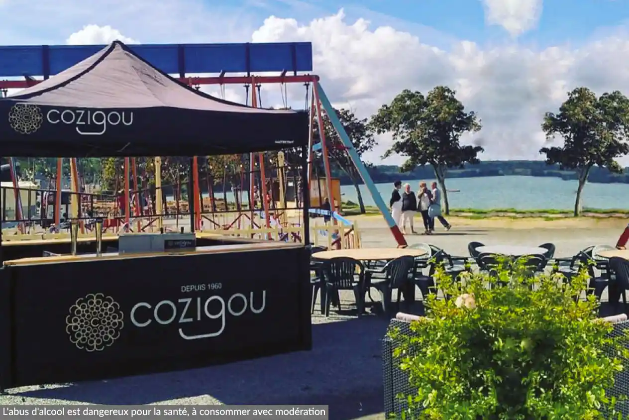 stand buvette d'un grossiste de boisson