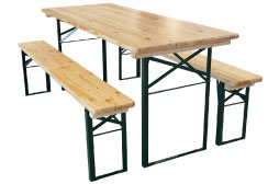 Mobilier pliant en bois